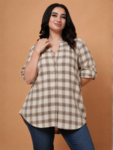 Viva Brown Check Shirt