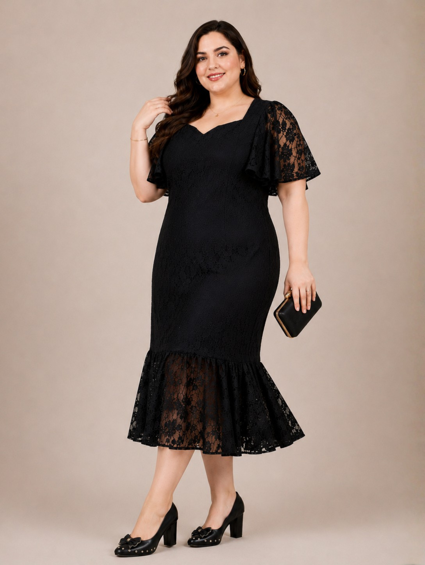 Black Sunflower Party Dress