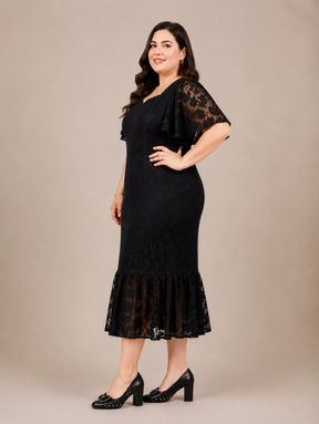 Black Sunflower Party Dress