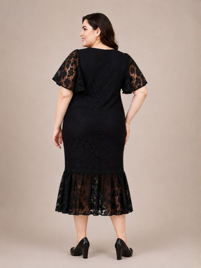 Black Sunflower Party Dress