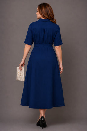 Blue Muse Shirt Dress