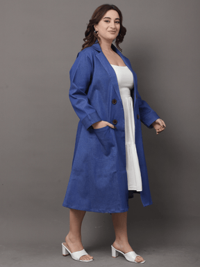 Denim Trench Coat