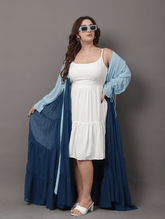 Sky dye shrug