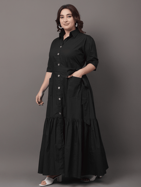 Black Preppy Dress