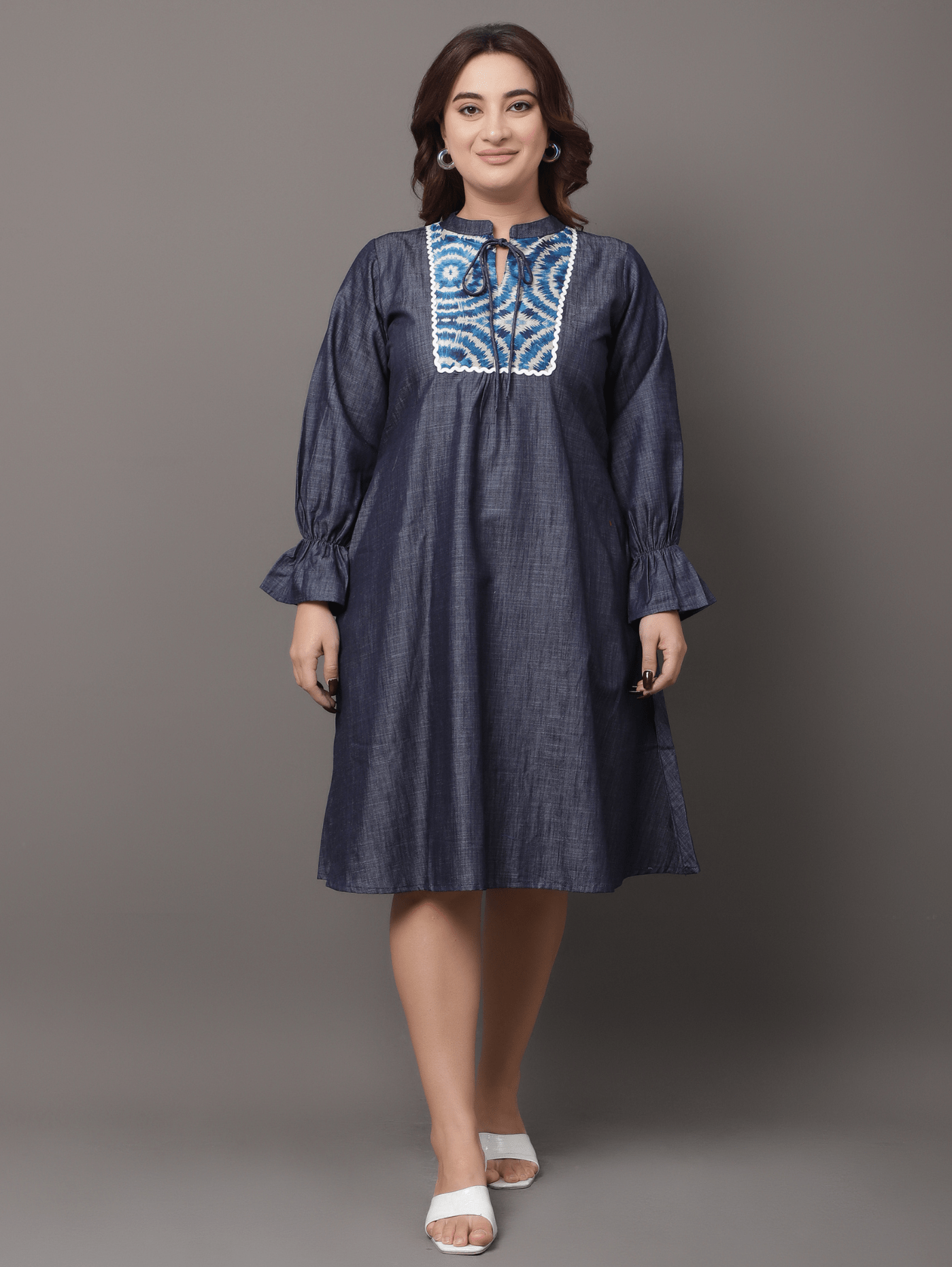 Denim Doodle Dress