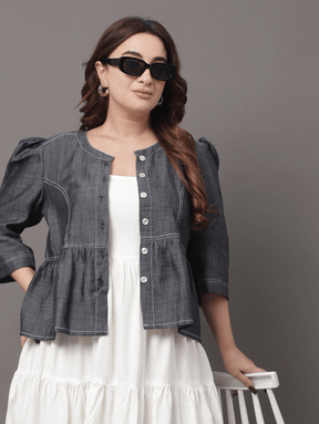 Denim Washed Top