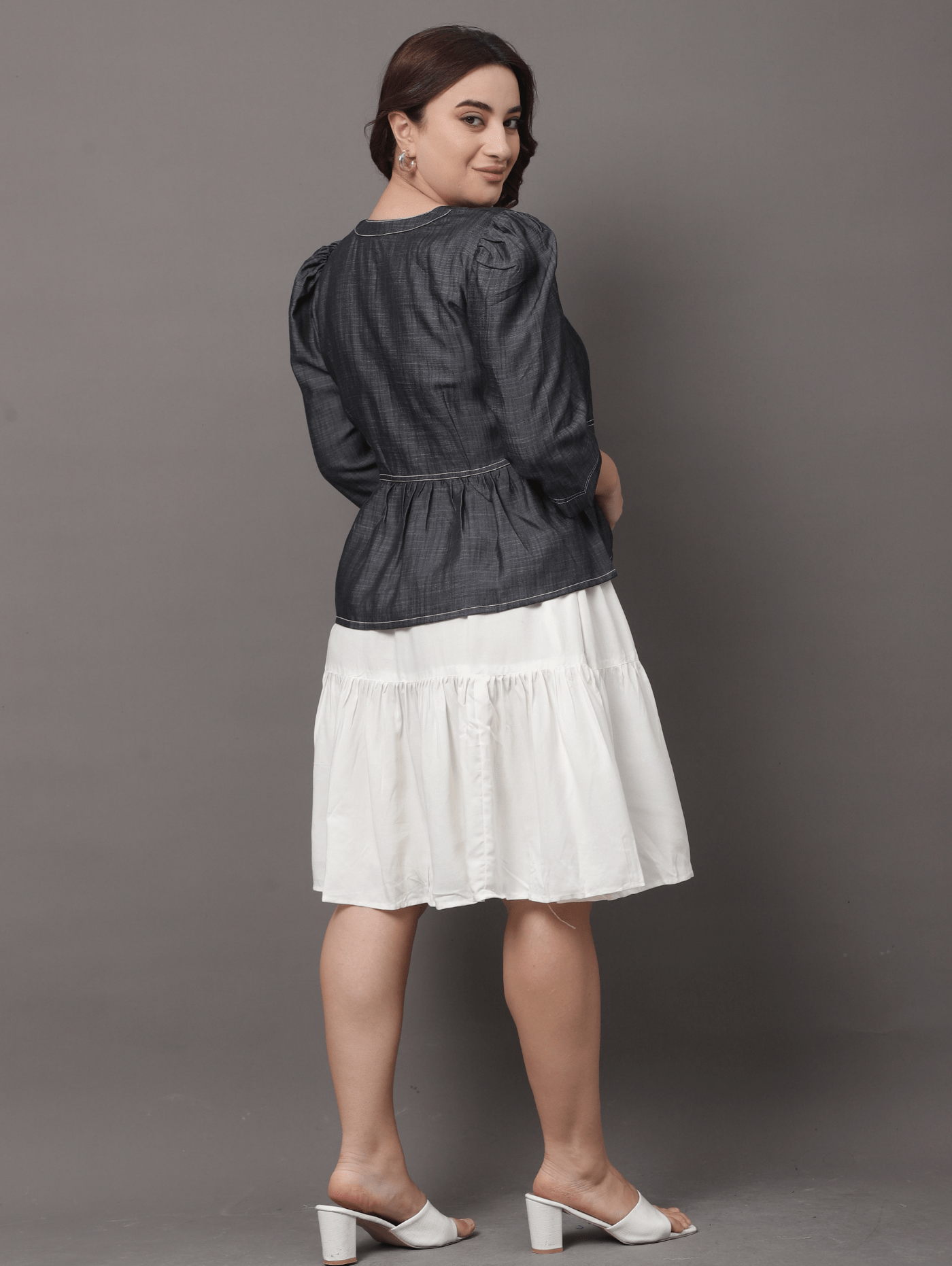 Denim Washed Top