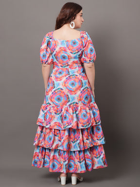 Vibrant Colourwheel Dress