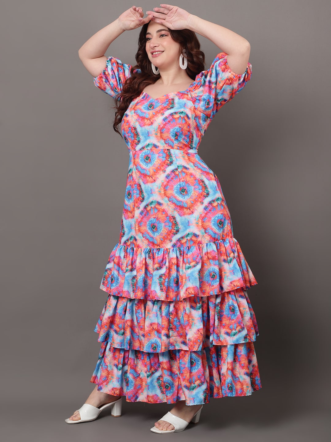 Vibrant Colourwheel Dress
