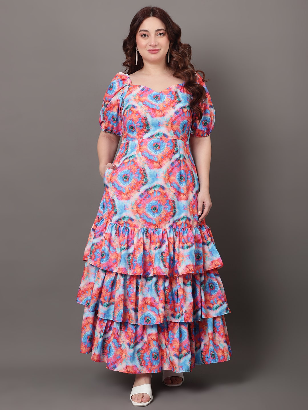 Vibrant Colourwheel Dress