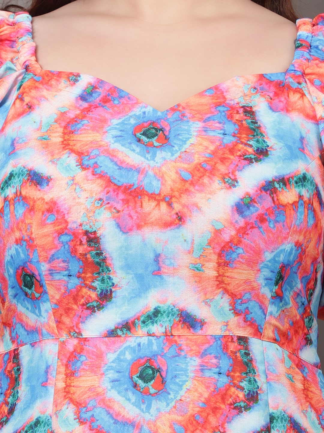 Vibrant Colourwheel Dress