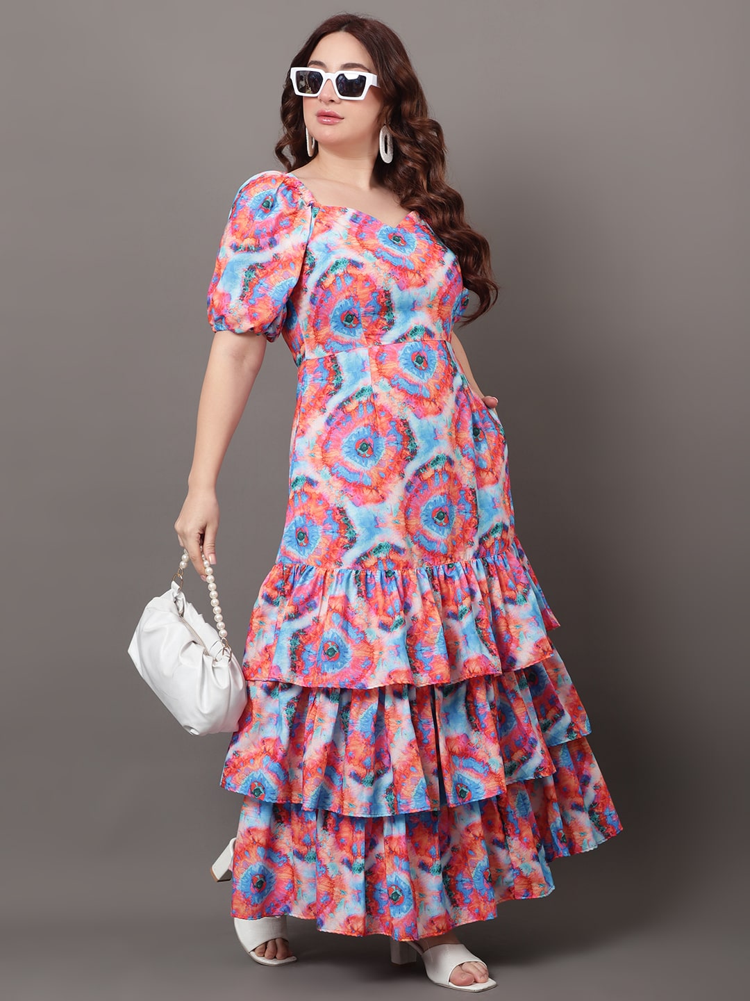 Vibrant Colourwheel Dress