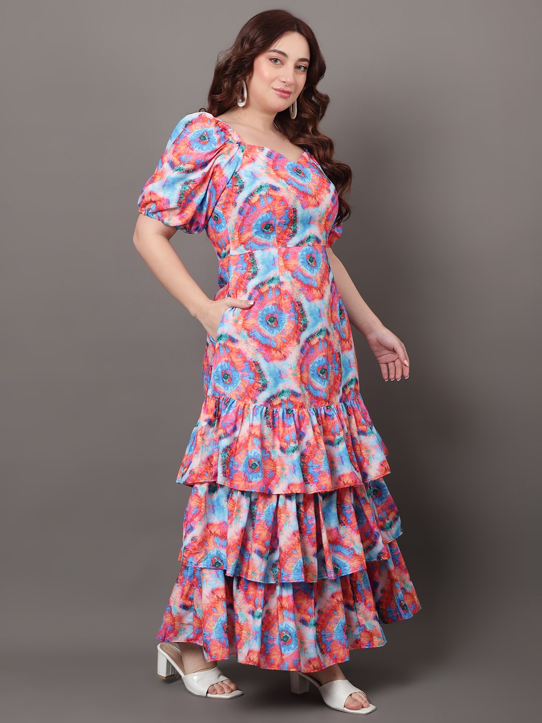 Vibrant Colourwheel Dress